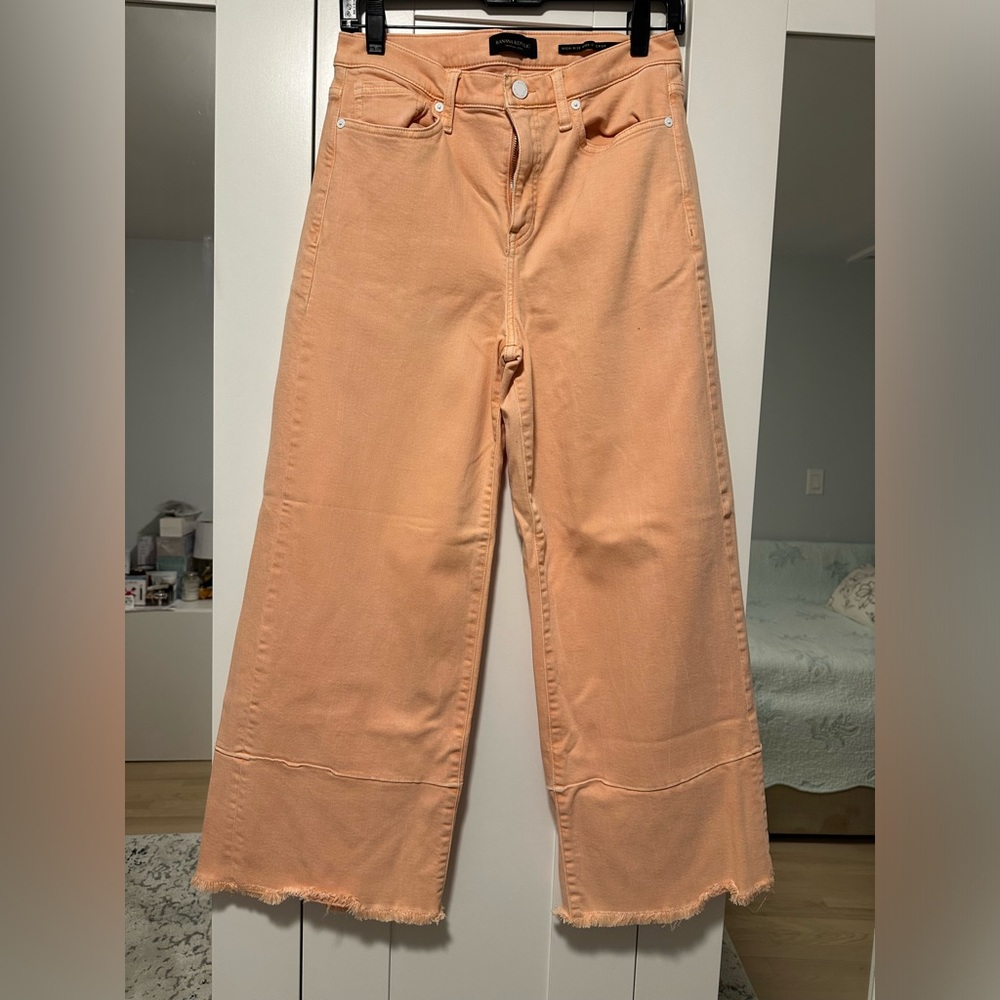 Denim Banana Republic wide leg crop